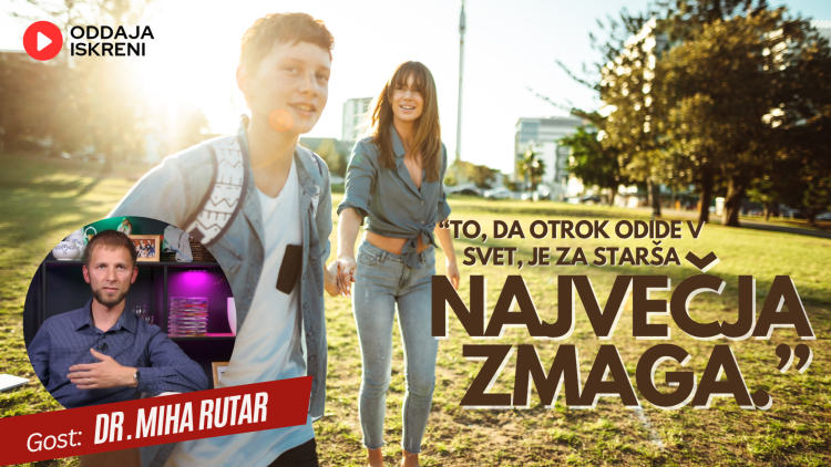 Dr. Miha Rutar: “To, da otrok odide v svet, je za starša največja zmaga!”(video)
