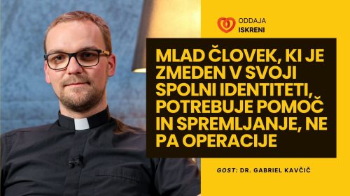 Dr. Gabriel Kavčič: “Mlad človek, ki je zmeden v svoji spolni identiteti, potrebuje pomoč in spremljanje, ne pa operacije” (video, 2. del)