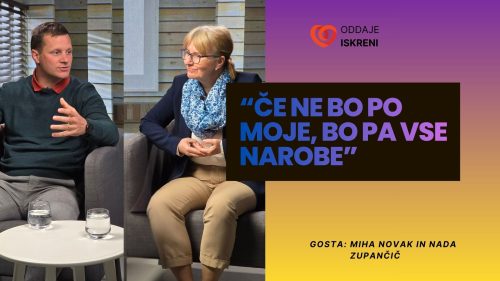 Miha Novak in Nada Zupančič: “Če ne bo po moje, bo pa vse narobe” (video, 2. del)