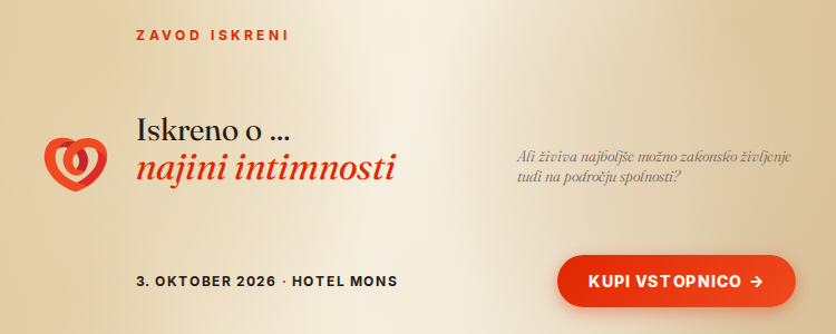 Iskreno o ... najini intimnosti